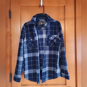 Freedom Foundry Grizzly Fleece Flannel Shirt in Size M